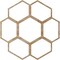 Ekena Millwork Florin Wood Fretwork Pierced Ceiling Medallion, Red Oak, 38"OD x 13 3/8"ID x 3/8"T CMWP38X38X0375FORO - alternate 3